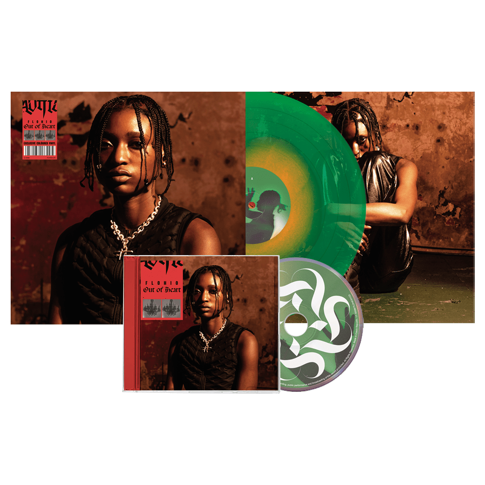 FLOHIO - Out Of Heart Limited Edition Green Vinyl LP Signed CD Album