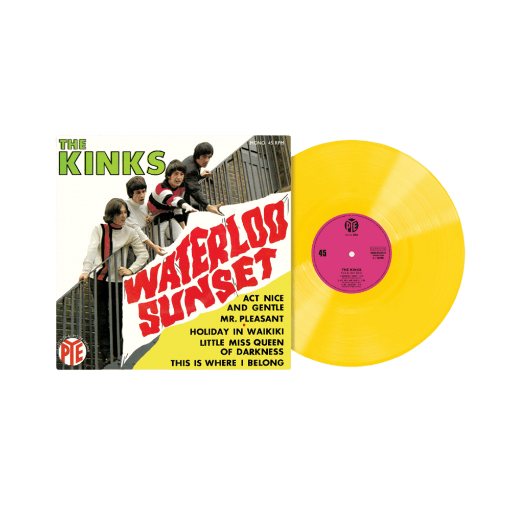 The Kinks - Waterloo Sunset RSD 22 Yellow 12 Inch Vinyl