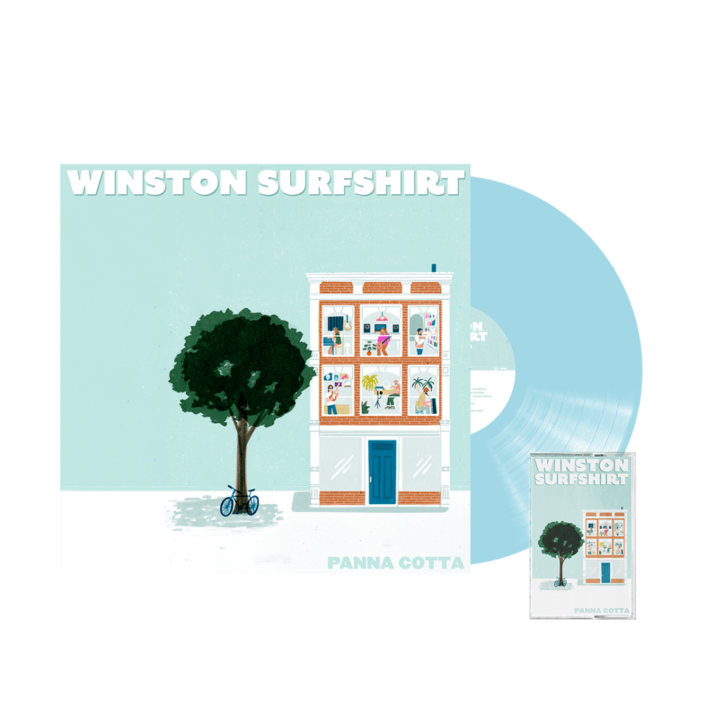 Winston Surfshirt - Panna Cotta Baby Blue Vinyl Cassette