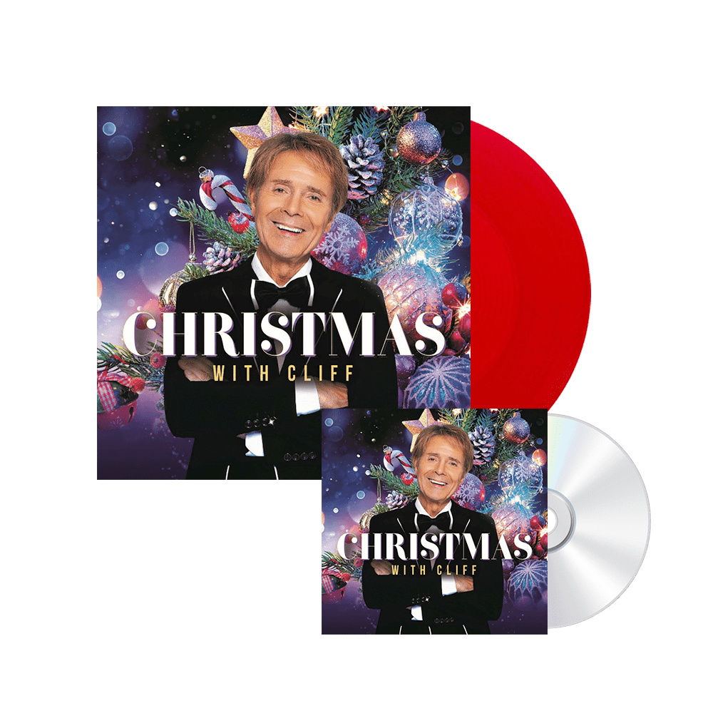 Cliff Richard - Christmas with Cliff Red Vinyl CD