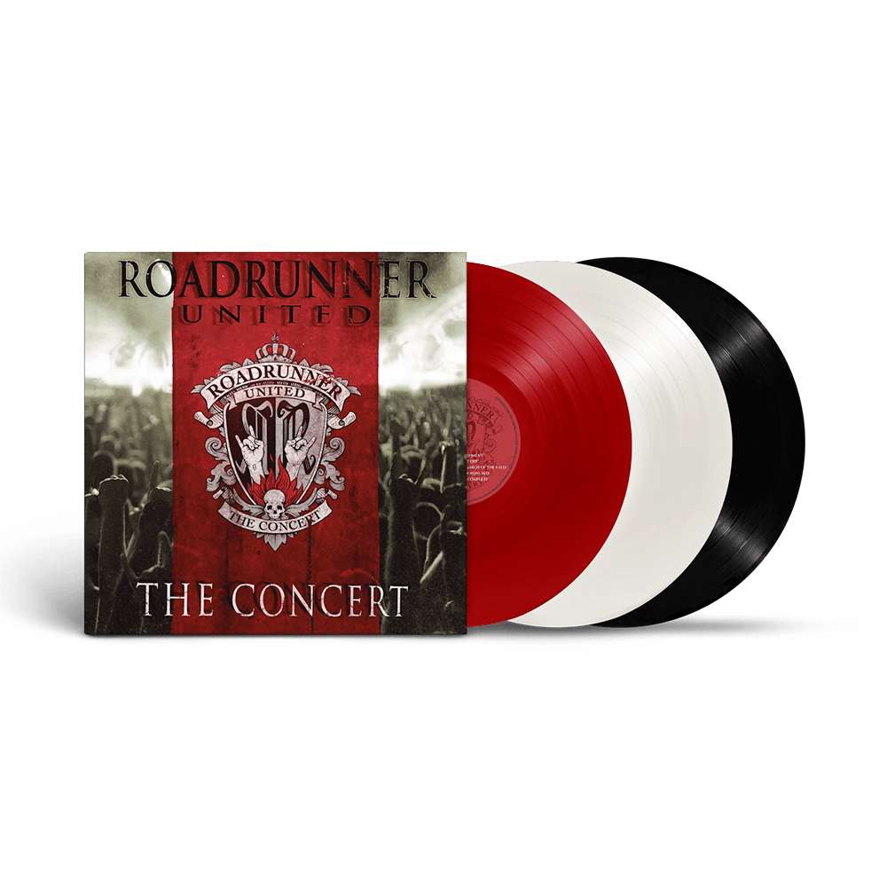 Roadrunner United - The Concert Live At The Nokia Theatre Red, White & Black Triple Vinyl