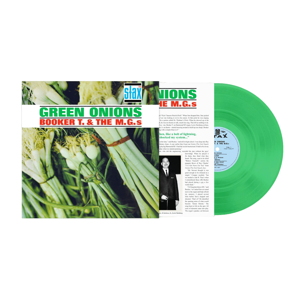 Booker T & The MG's - Green Onions - 60th Anniversary Translucent Green Heavyweight Vinyl