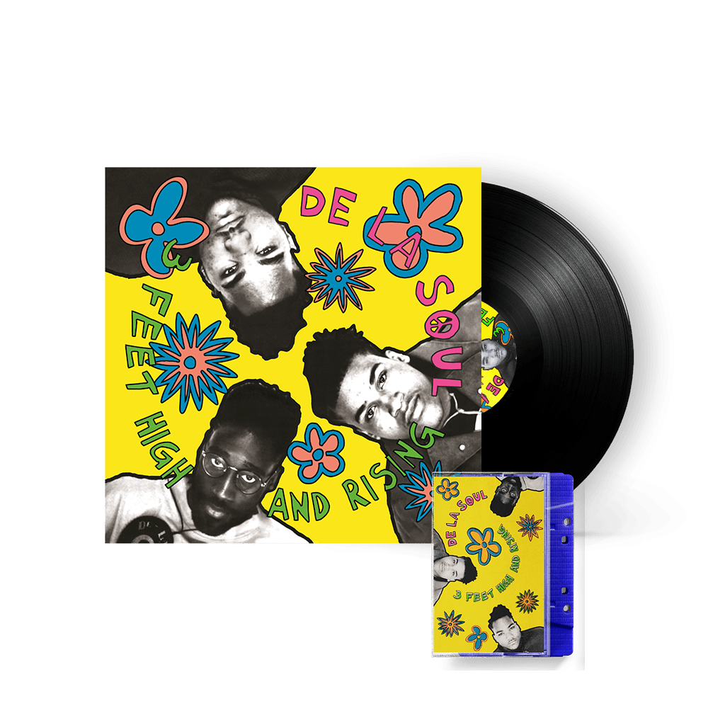 De La Soul - 3 Feet High And Rising Black Vinyl Blue Cassette