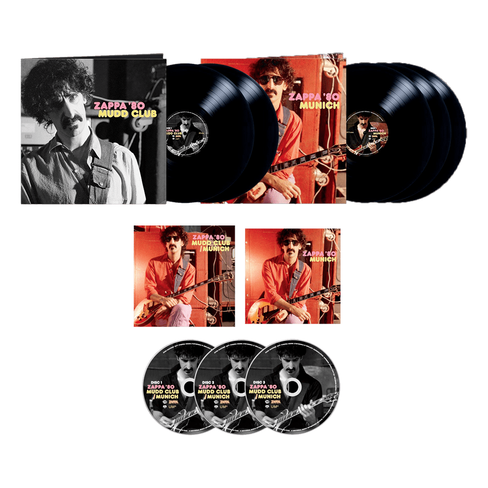 Frank Zappa - Zappa '80: Mudd Club/Munich CD Double Vinyl Triple Vinyl