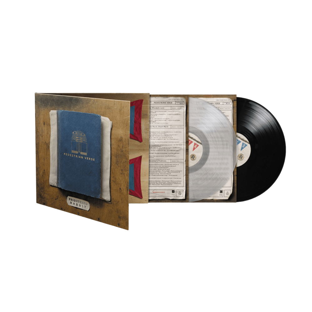 Frightened Rabbit - Pedestrian Verse 10th Anniversary Edition Clear Black Double Vinyl