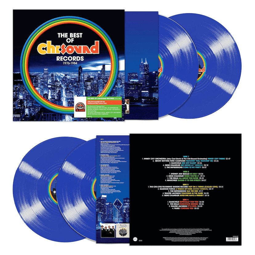 Various Artists - The Best Of Chi-Sound Records 1976-1984 US Version RSD 2022 Blue Double Heavyweight Vinyl