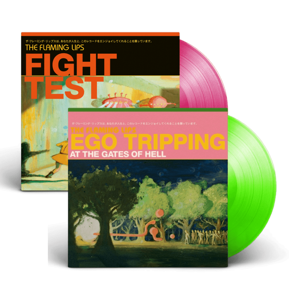 The Flaming Lips - Fight Test Red Ego Tripping Green Glow Vinyl