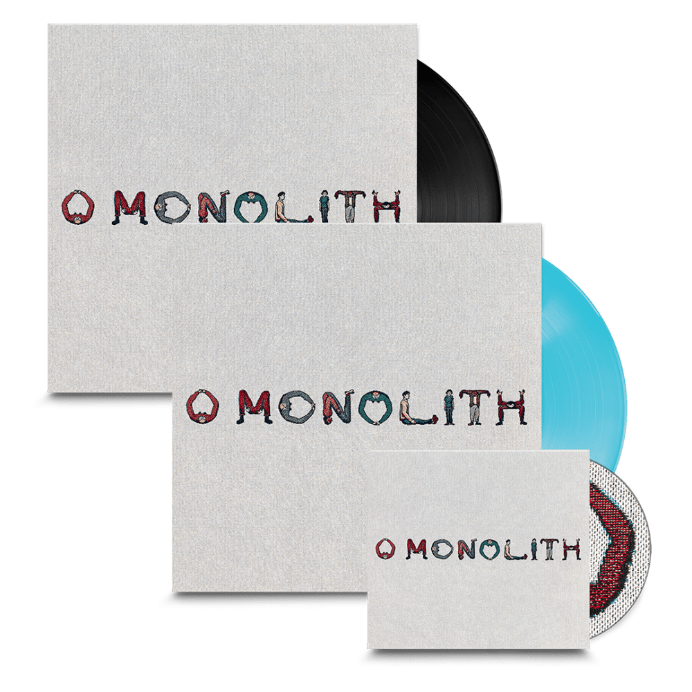 Squid - O Monolith Transparent Blue Black Vinyl CD