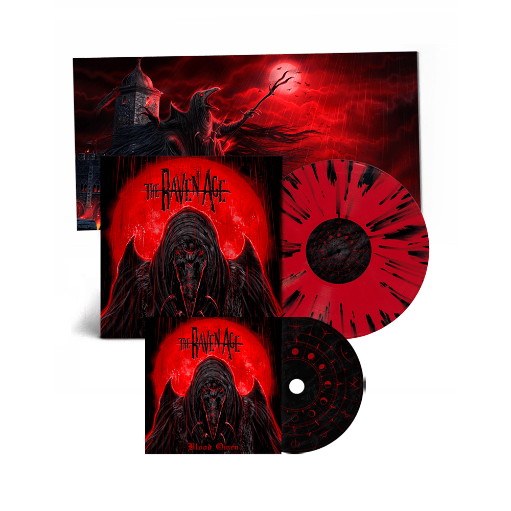 The Raven Age - Blood Omen Exclusive Deluxe Splatter Vinyl & CD Album with Print