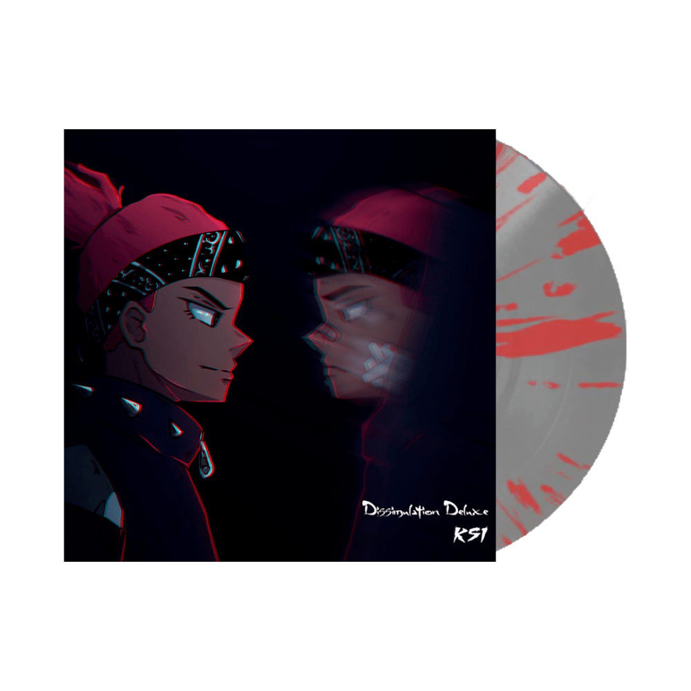 KSI - Dissimulation Deluxe Grey Silver with Red Splatter Coloured Vinyl