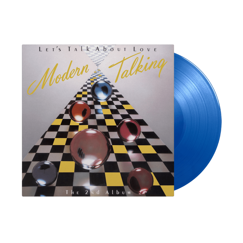 Modern Talking - Let's Talk About Love Translucent Blue Heavyweight Vinyl