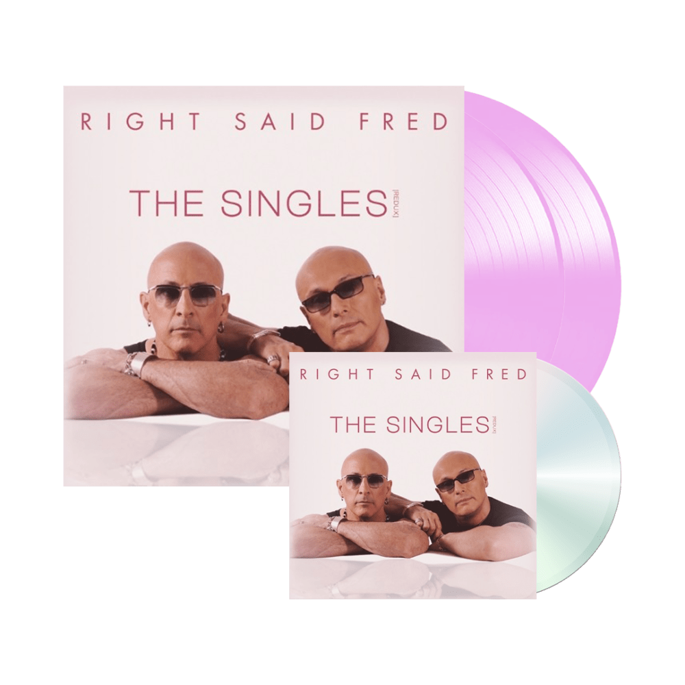 Right Said Fred - The Singles Pink Double Vinyl CD