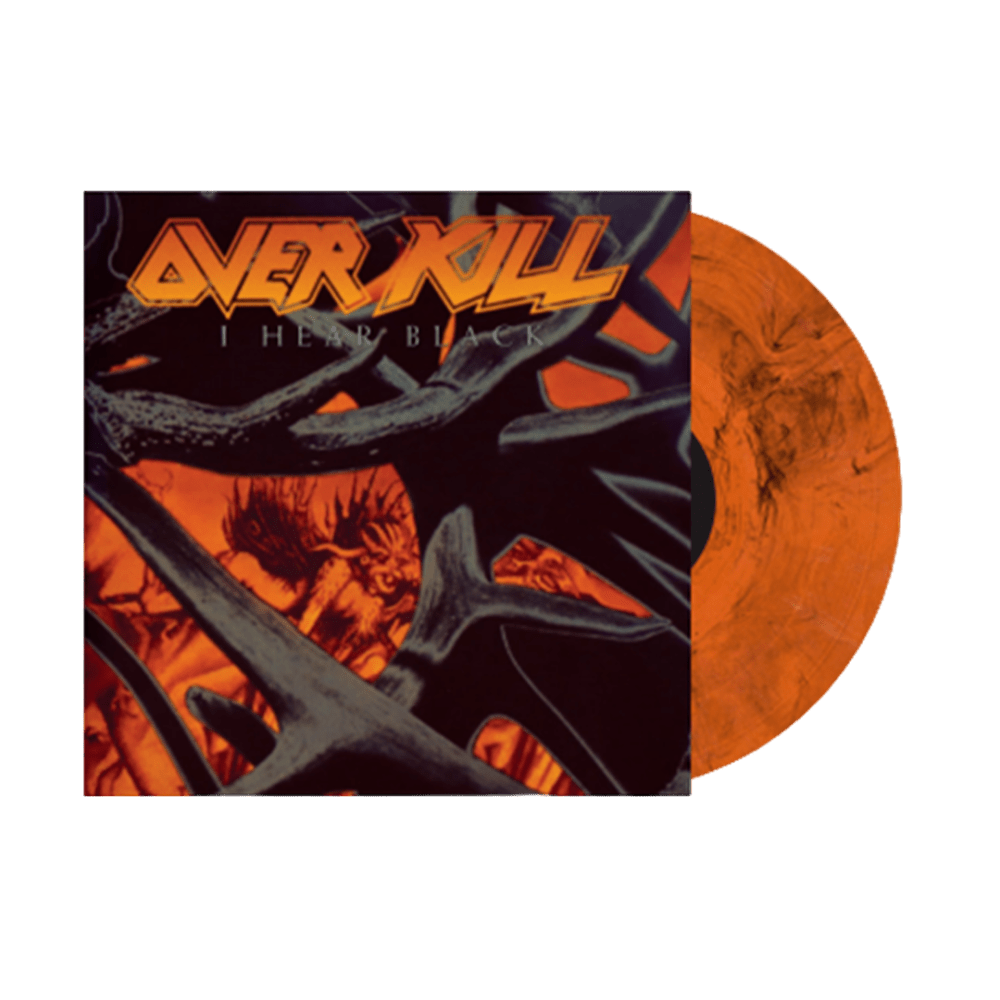 Overkill - I Hear Black Orange With Black Marble Vinyl