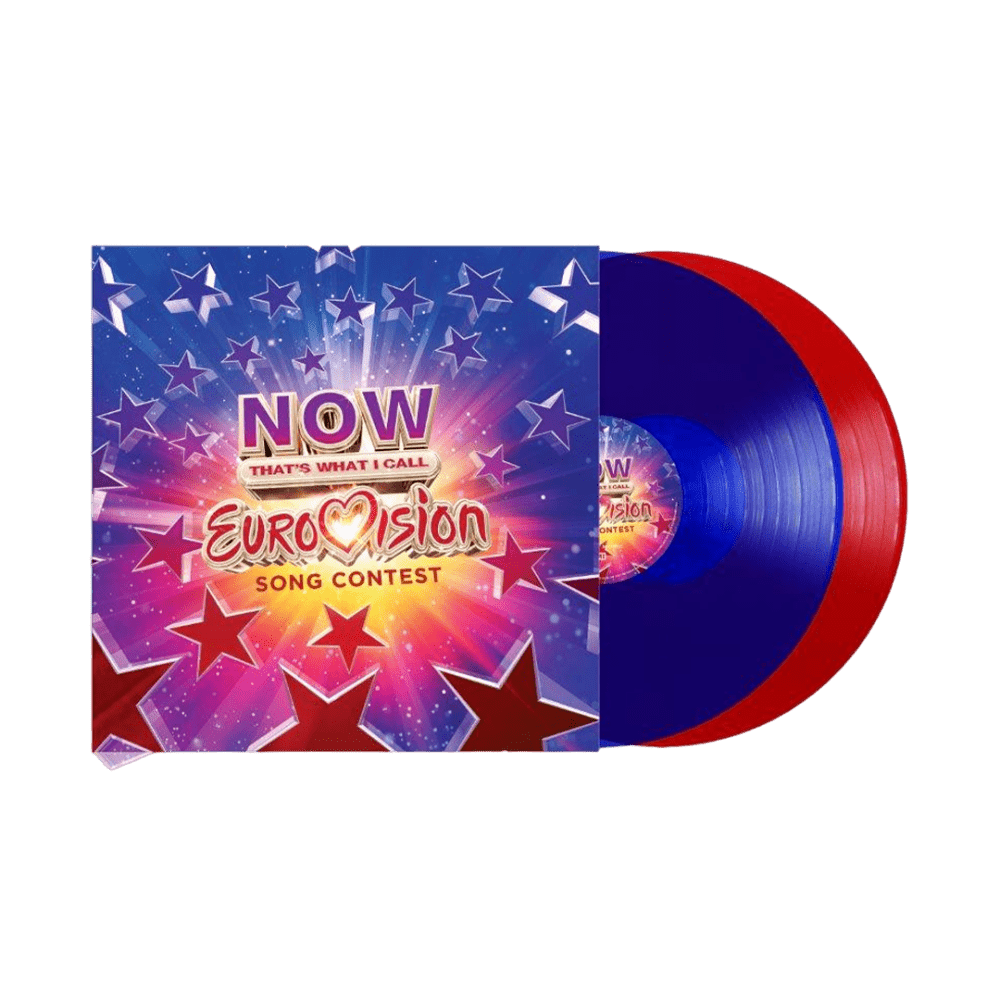 Various Artists - NOW That's What I Call Eurovision Song Contest Translucent Blue & Red Double Vinyl