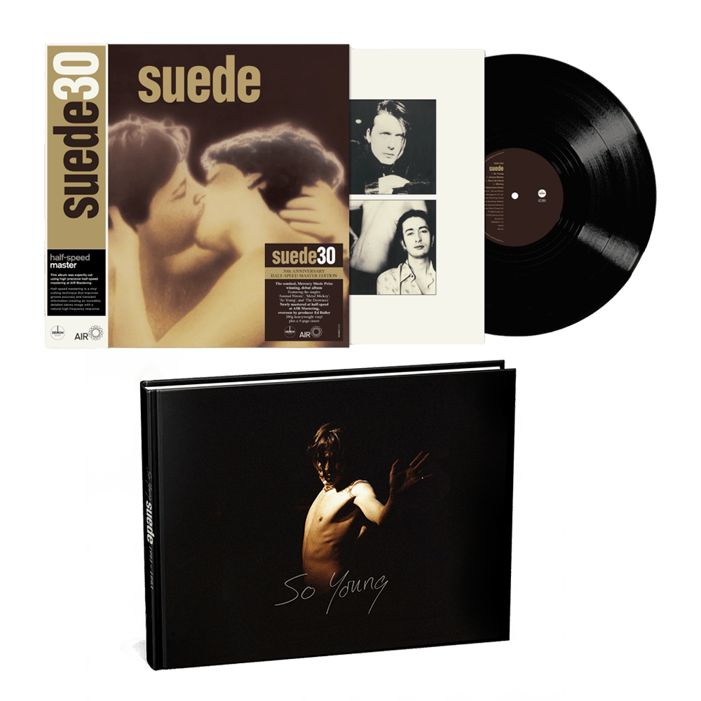 Suede - Suede Half-Speed Master Edition Heavyweight Vinyl LP So Young: Suede 1991-1993 Hardback Photo Book