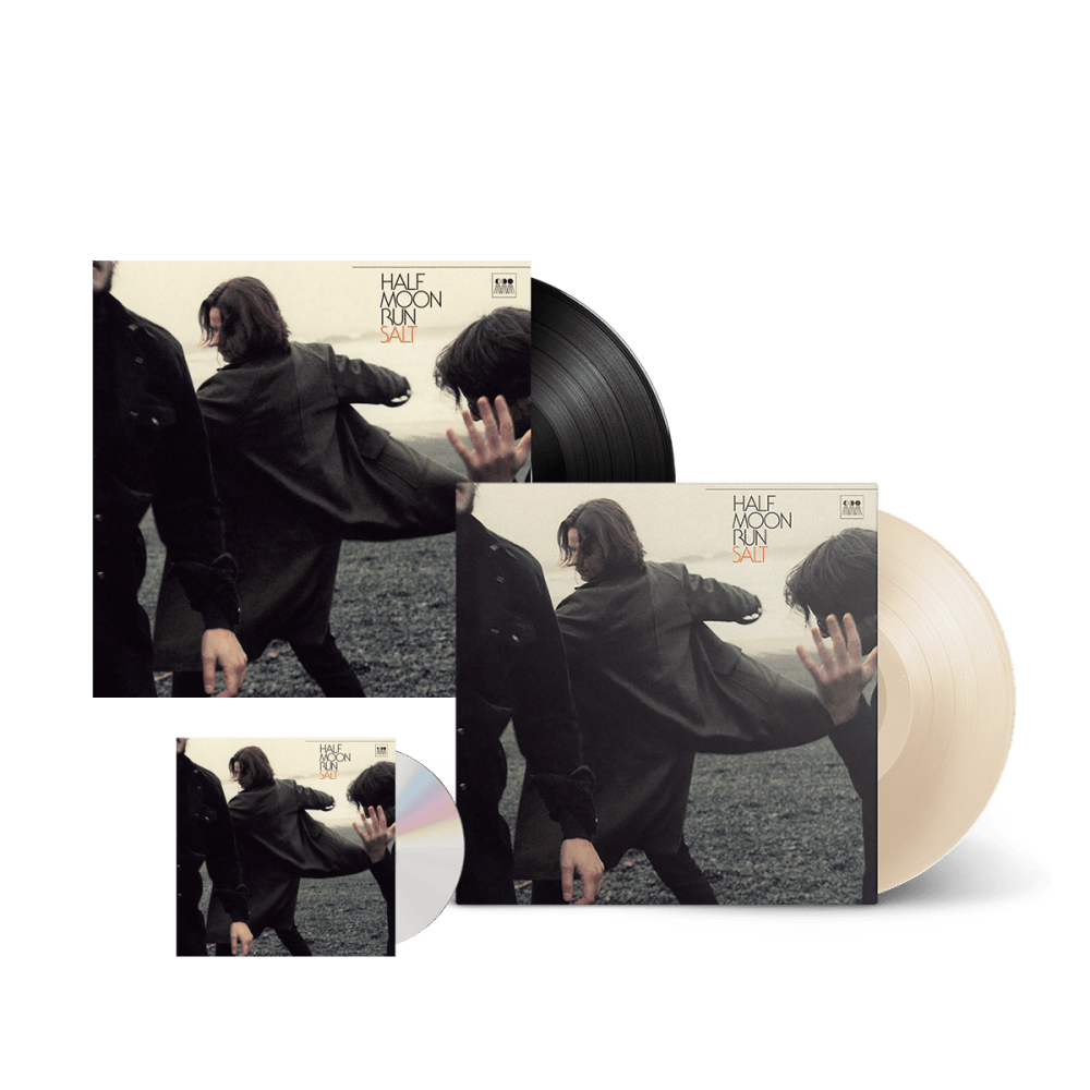 Half Moon Run - Salt CD Limited Edition Bone Coloured Vinyl Black Vinyl