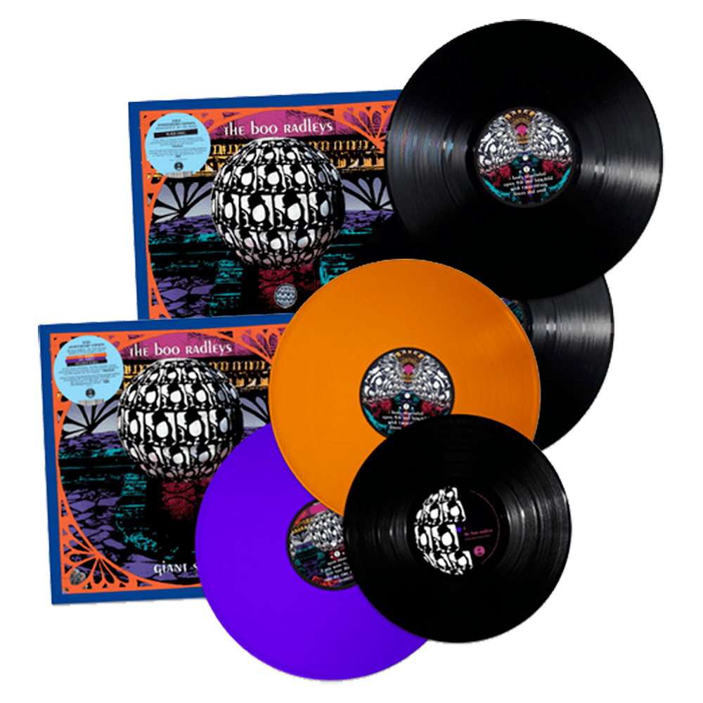 The Boo Radleys - Giant Steps 30th Anniversary Edition Ltd 2LP w/ Bonus 10-Inch Vinyl Exclusive Enamel Pin Badge Black 2LP Vinyl