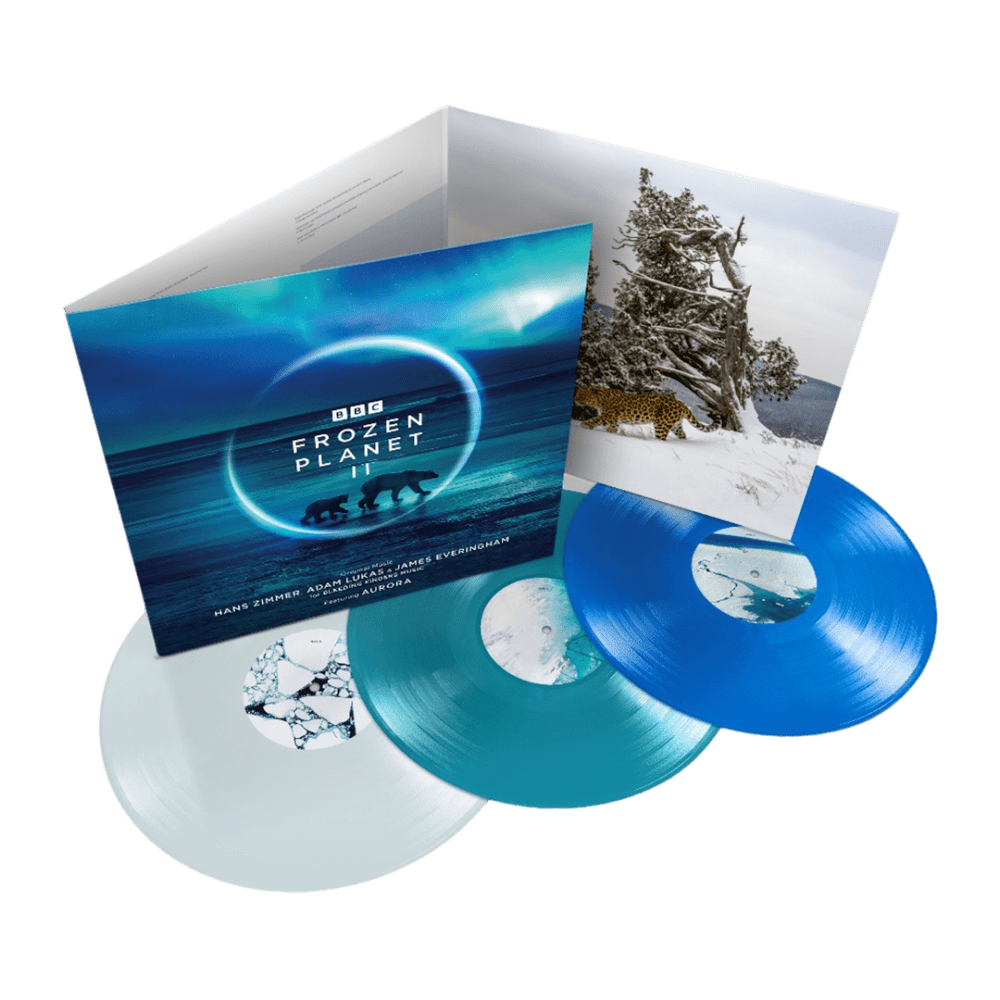 Hans Zimmer - Frozen Planet II Blue Turquoise Ice Coloured Triple Heavyweight Vinyl