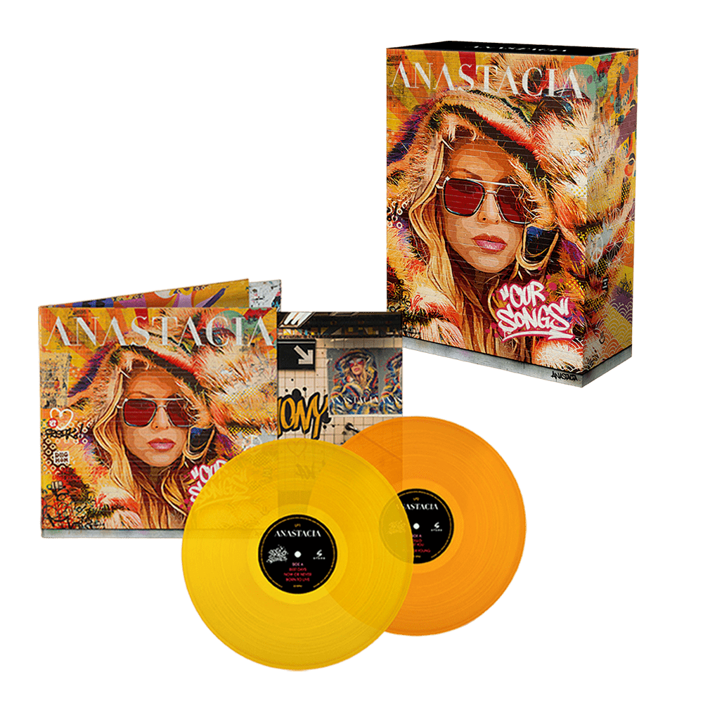 Anastacia - Our Songs Limited Deluxe CD Boxset Orange and Yellow Double Vinyl