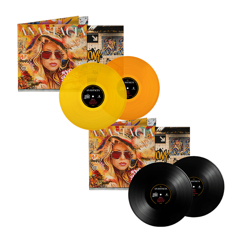 Anastacia - Our Songs Black Double Vinyl Orange and Yellow Double Vinyl