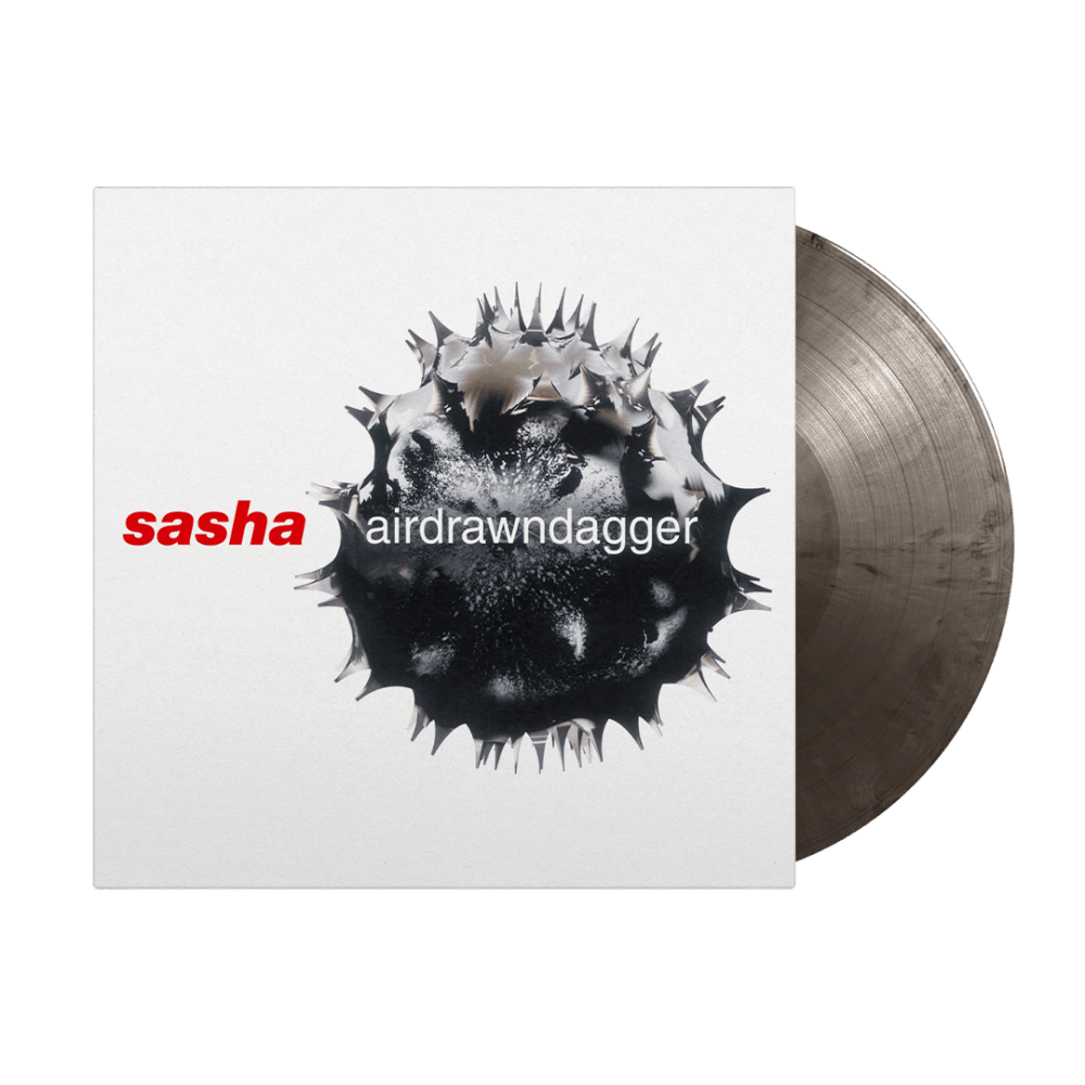 Sasha - Airdrawndagger Silver & Black Marbled Triple Heavyweight Vinyl