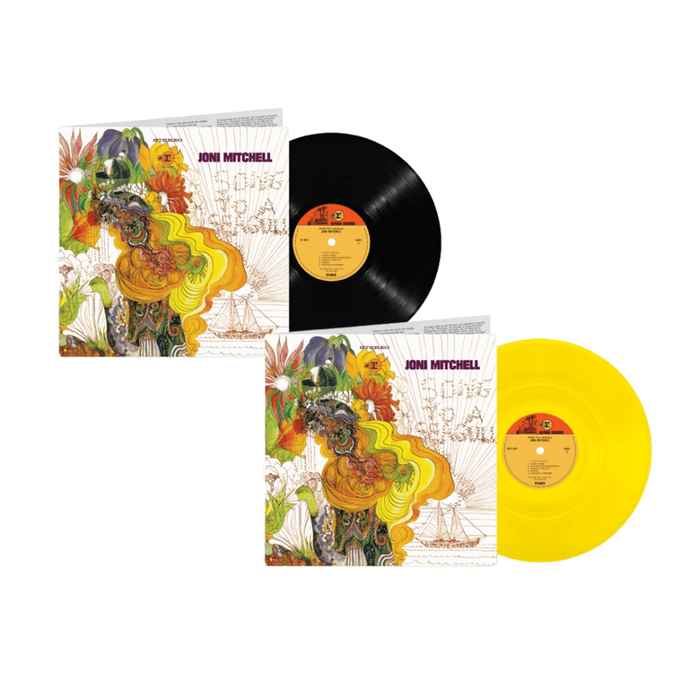 Joni Mitchell - Song To A Seagull Yellow Black Vinyl