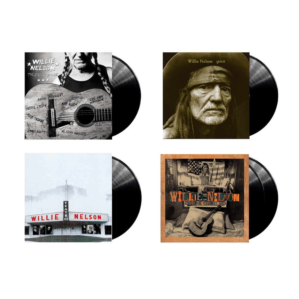 Willie Nelson - The Great Divide Teatro Milk Cow Blues 2LP Spirit Black Vinyl