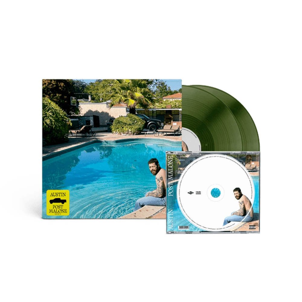 Post Malone - Austin Forest Green Double Vinyl CD