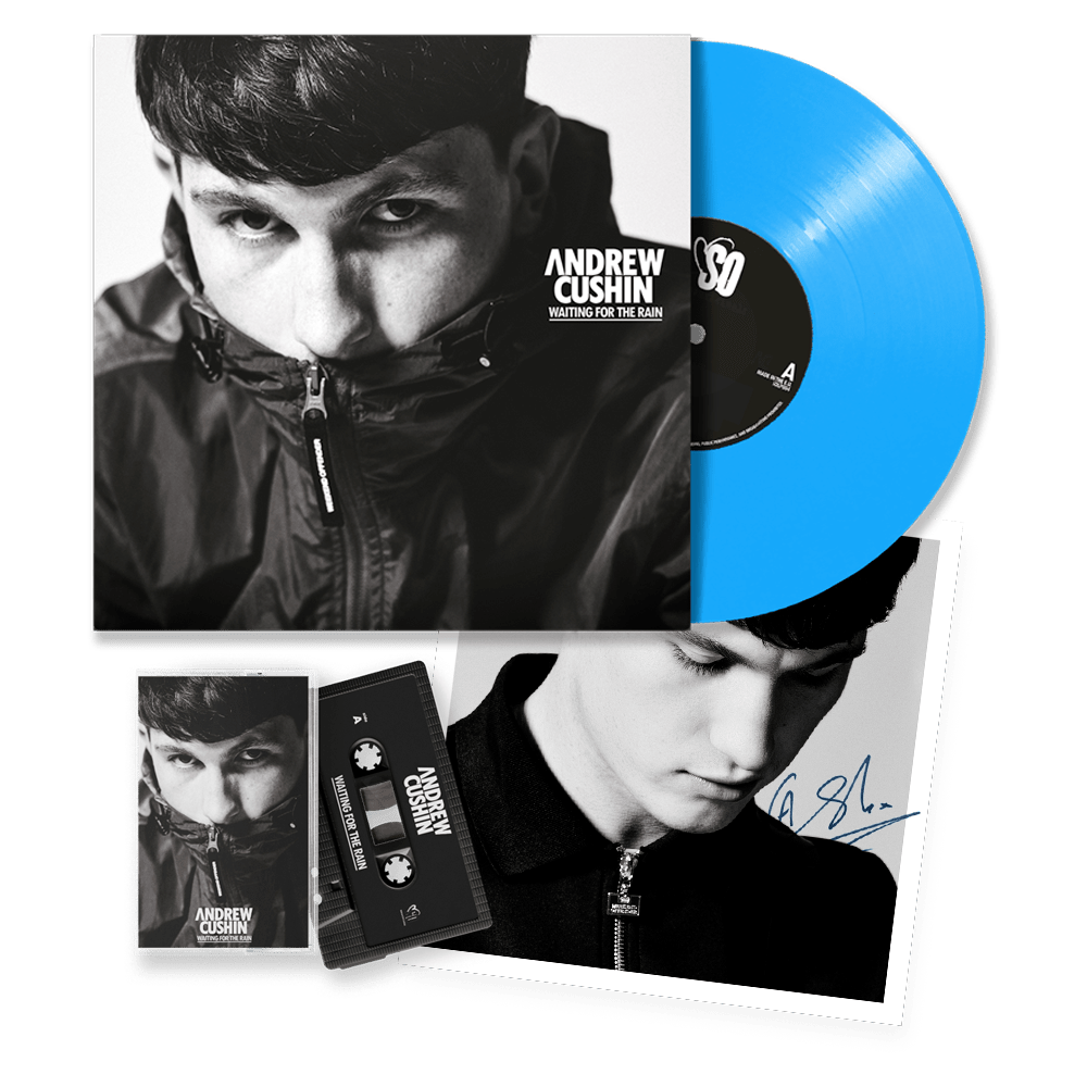 Andrew Cushin - Waiting For The Rain Star Blue Vinyl Cassette Album