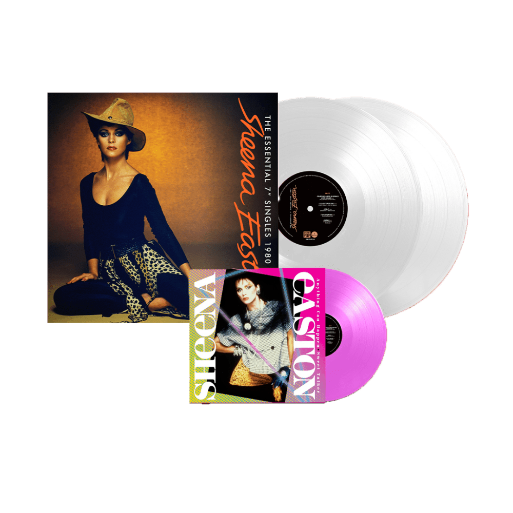 Sheena Easton - The Essential 7" Singles 1980-1987 White 2LP Pink Glow 7-Inch Triple Vinyl