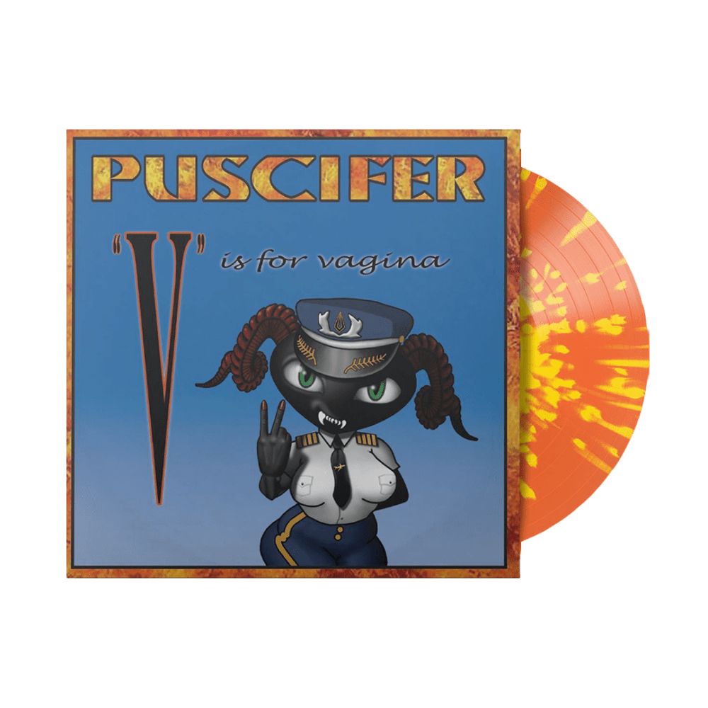 Puscifer - V Is For Vagina Orange Crush & Canary Yellow Double Vinyl