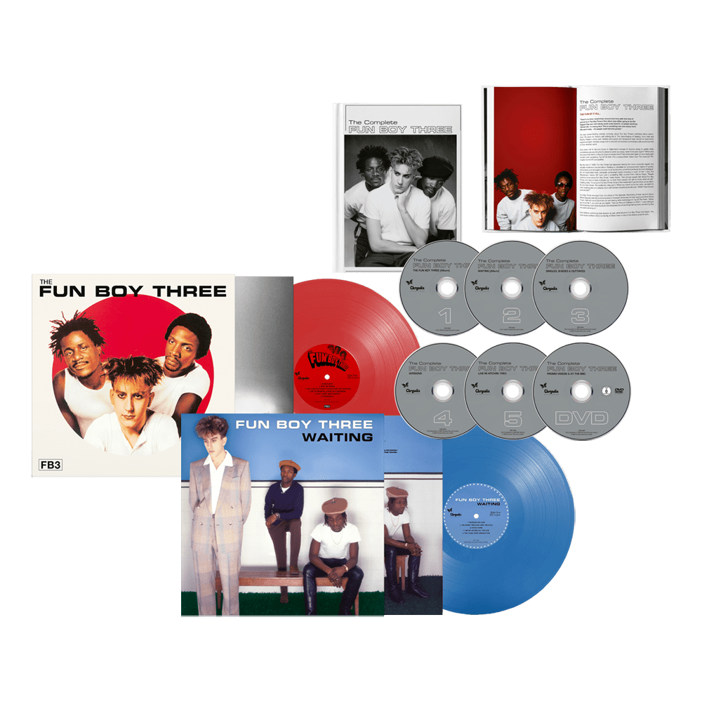 Fun Boy Three - The Complete Fun Boy Three - 5CD/DVD Mediabook Waiting - Remastered Blue Vinyl The Fun Boy Three - Remastered Red Vinyl