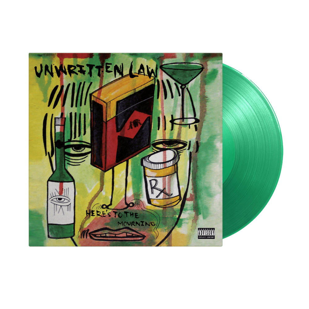 Unwritten Law - Here's To The Mourning Translucent Green Heavyweight Vinyl