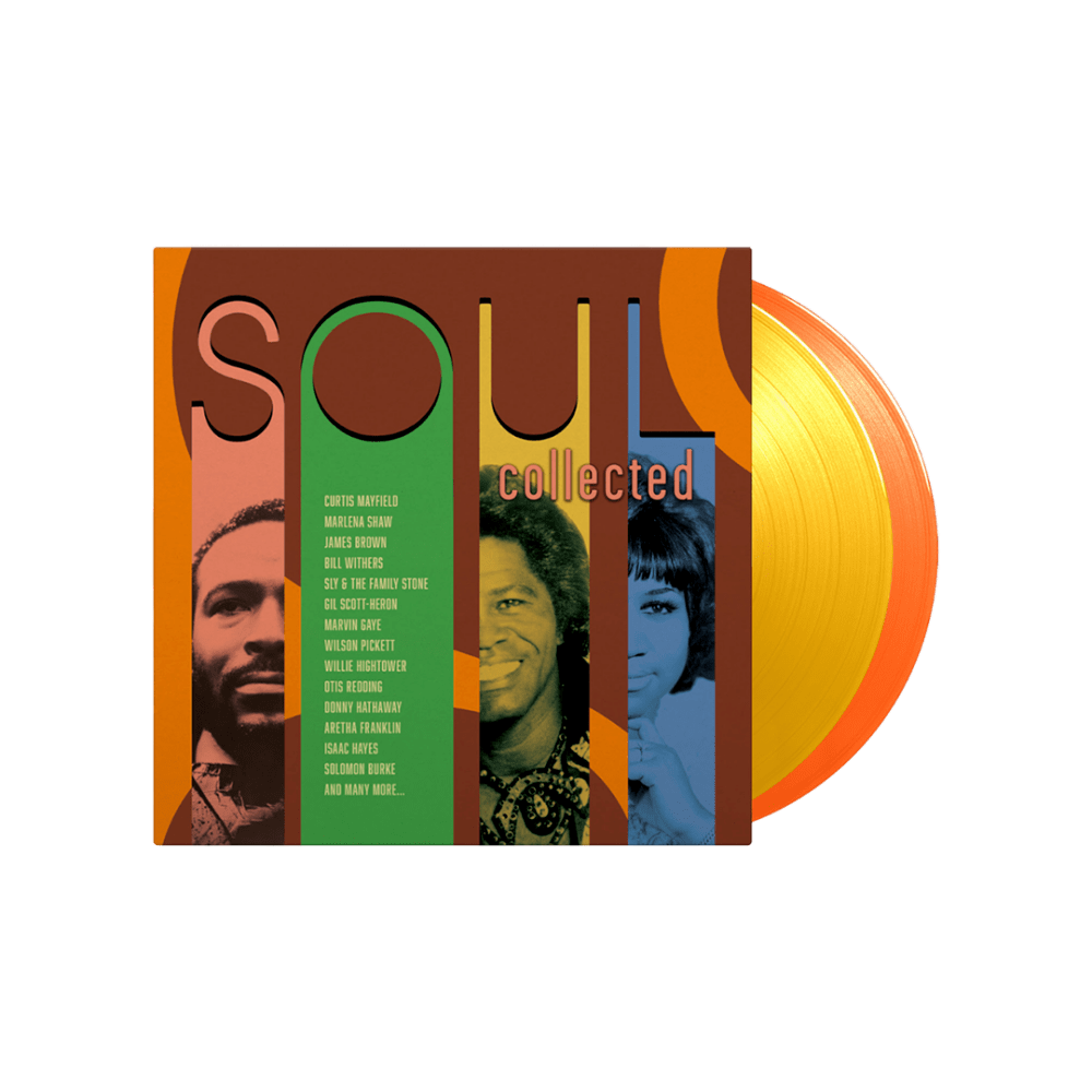 Various Artists - Soul Collected Yellow & Orange Double Heavyweight Vinyl