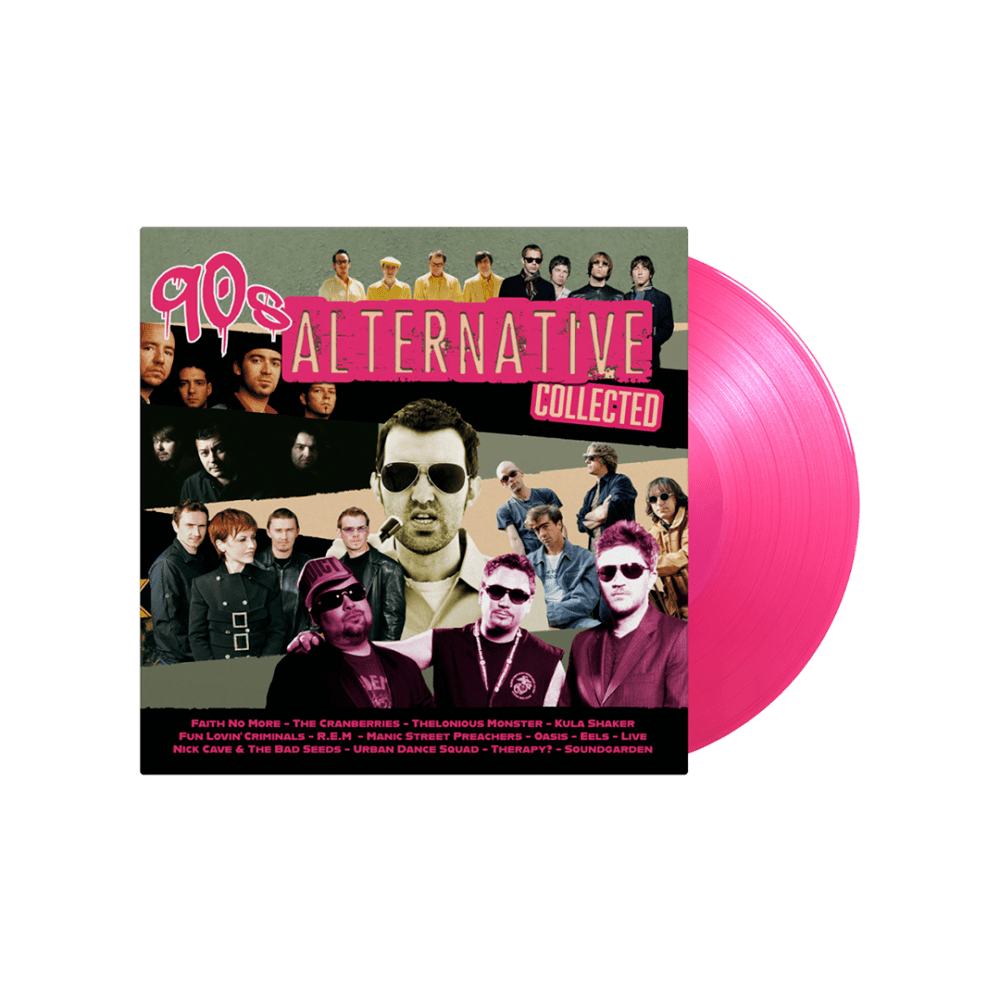 Various Artists - 90's Alternative Collected Translucent Magenta Double Heavyweight Vinyl