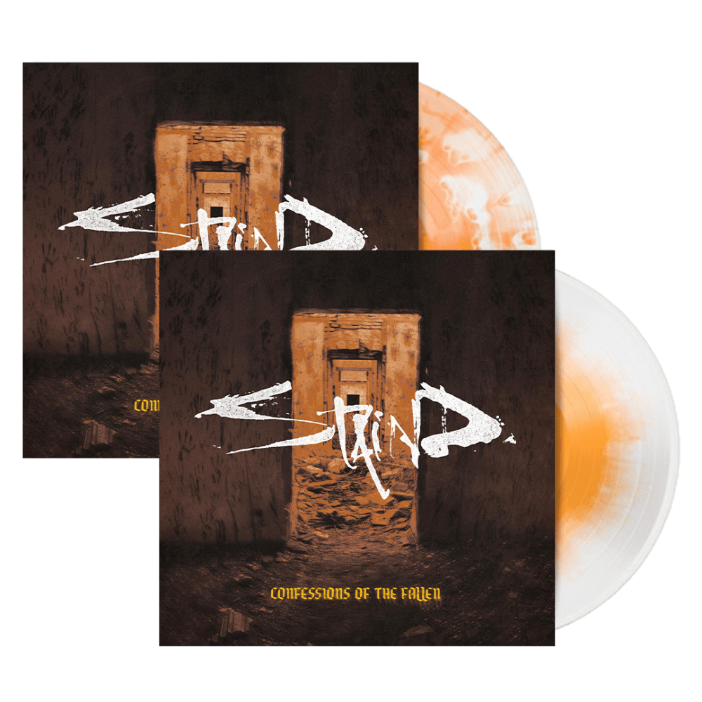 Staind - Confessions Of The Fallen Ultra Clear With Orange Splatter Orange In Ultra Clear Vinyl