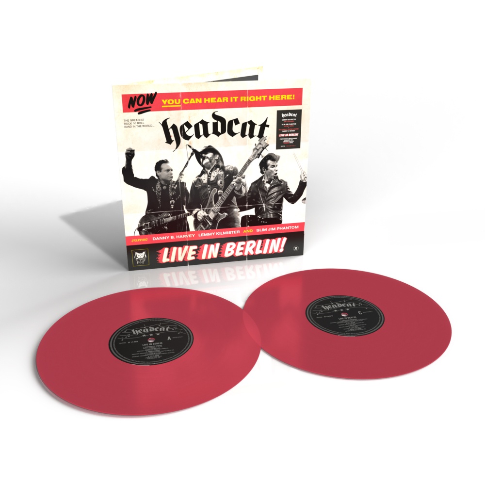 HeadCat - Live in Berlin Red Vinyl Double LP