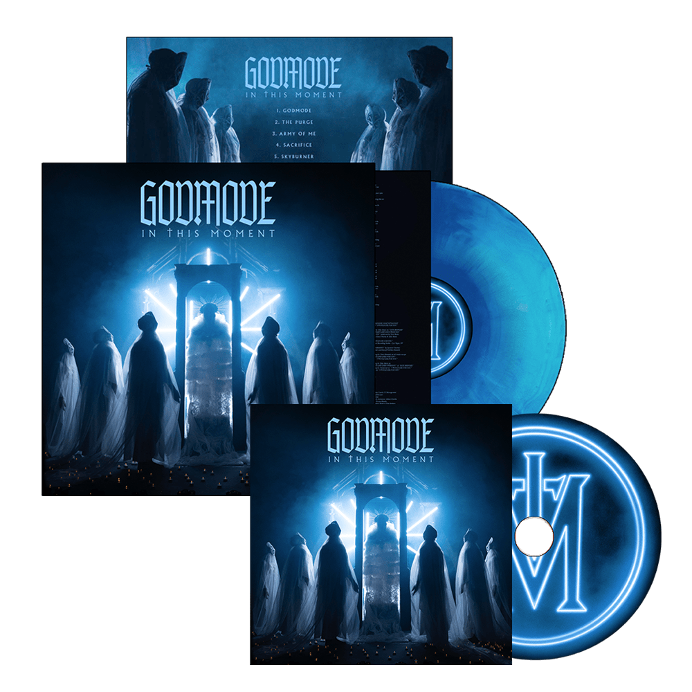 In This Moment - Godmode CD Opaque Galaxy Blue Vinyl