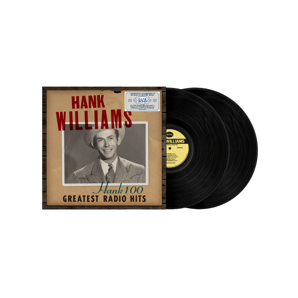 Hank Williams - Hank 100: Greatest Radio Hits Double Vinyl