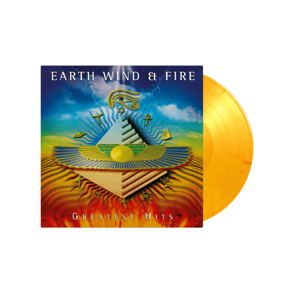 Earth, Wind & Fire - Greatest Hits Flaming Coloured Double Heavyweight Vinyl