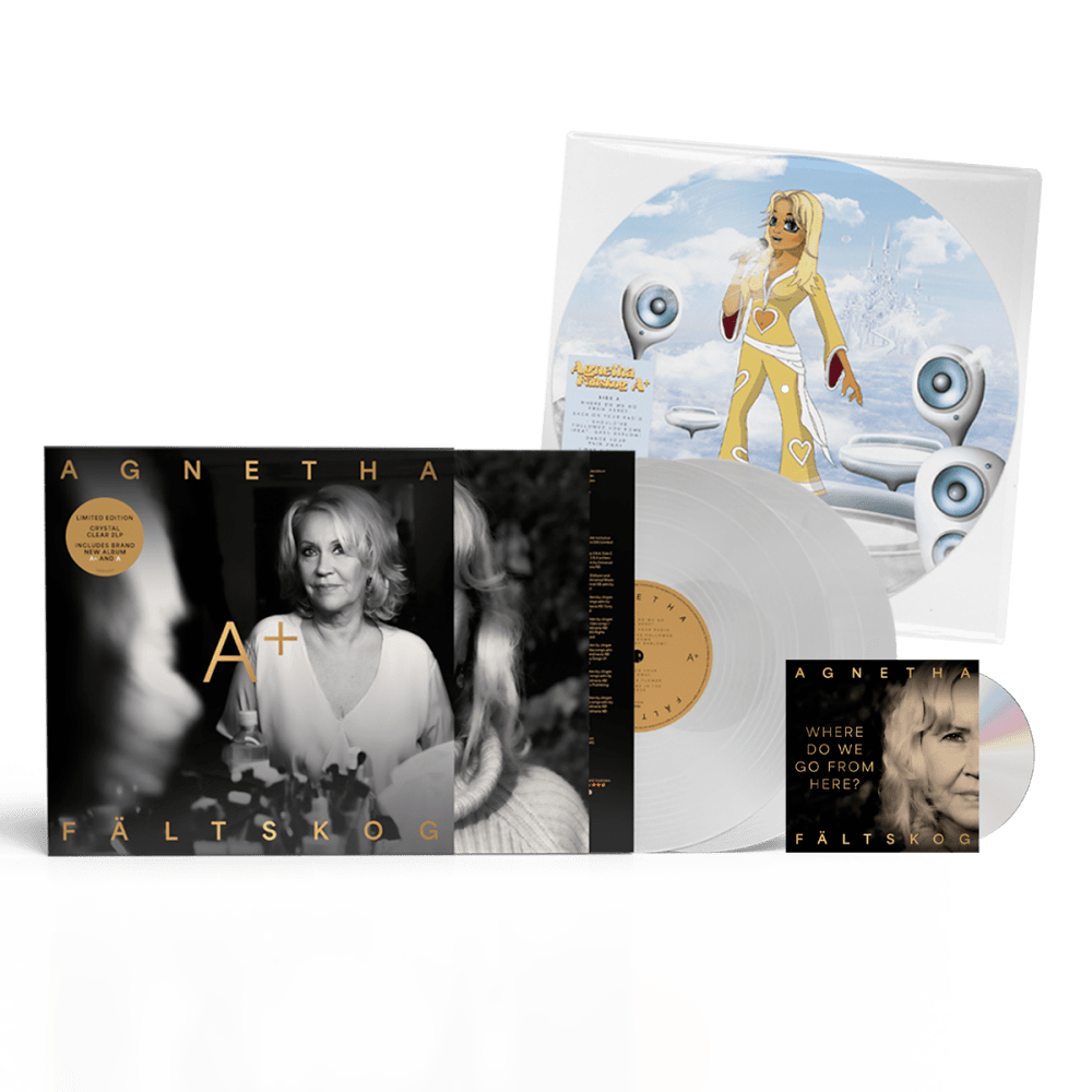 Agnetha Faltskog - A & A Crystal Clear Double Vinyl A Picture Disc Exclusive Inc Where Do We Go From Here? CD Single