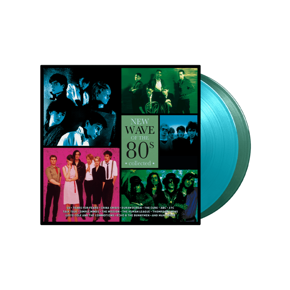 Various Artists - New Wave Of The 80's Collected Moss Green Turquoise Double Heavyweight Vinyl