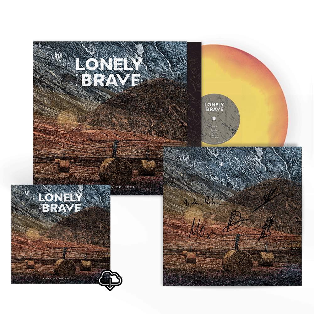 Lonely The Brave - What We Do To Feel Opaque Yellow/Purple Colour Vinyl Download