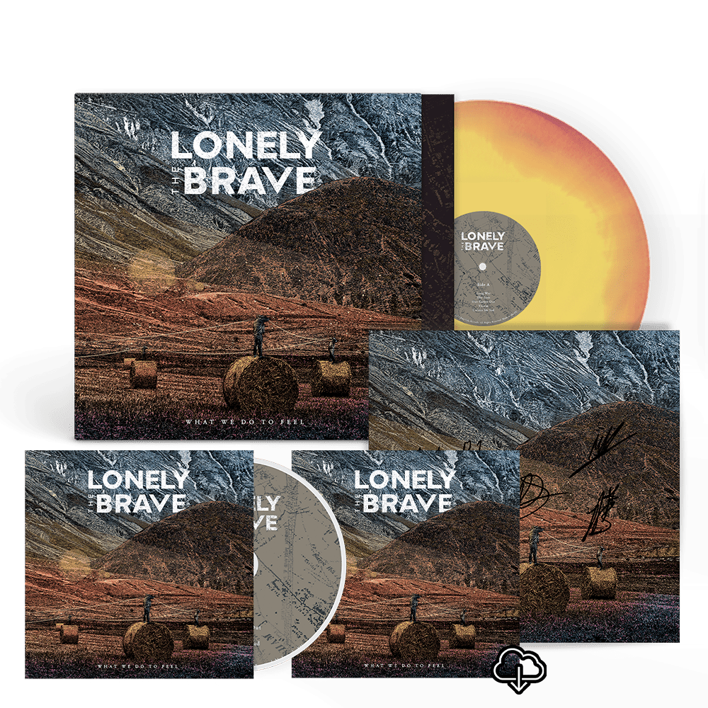 Lonely The Brave - What We Do To Feel Opaque Yellow/Purple Colour Vinyl CD Download