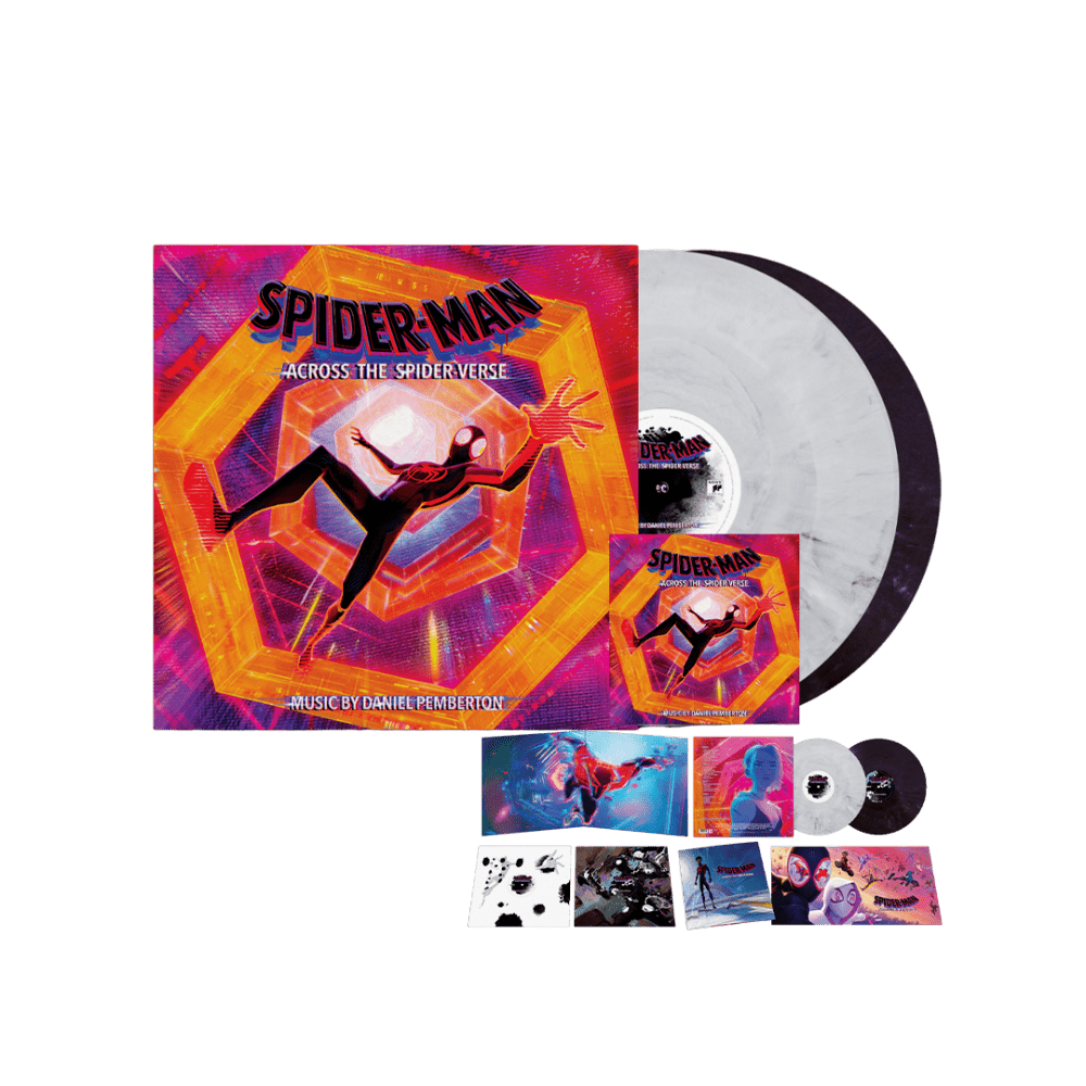 Daniel Pemberton - Spider-Man: Across the Spider-Verse White & Dark Purple Marbled Double Vinyl 2-Disc CD