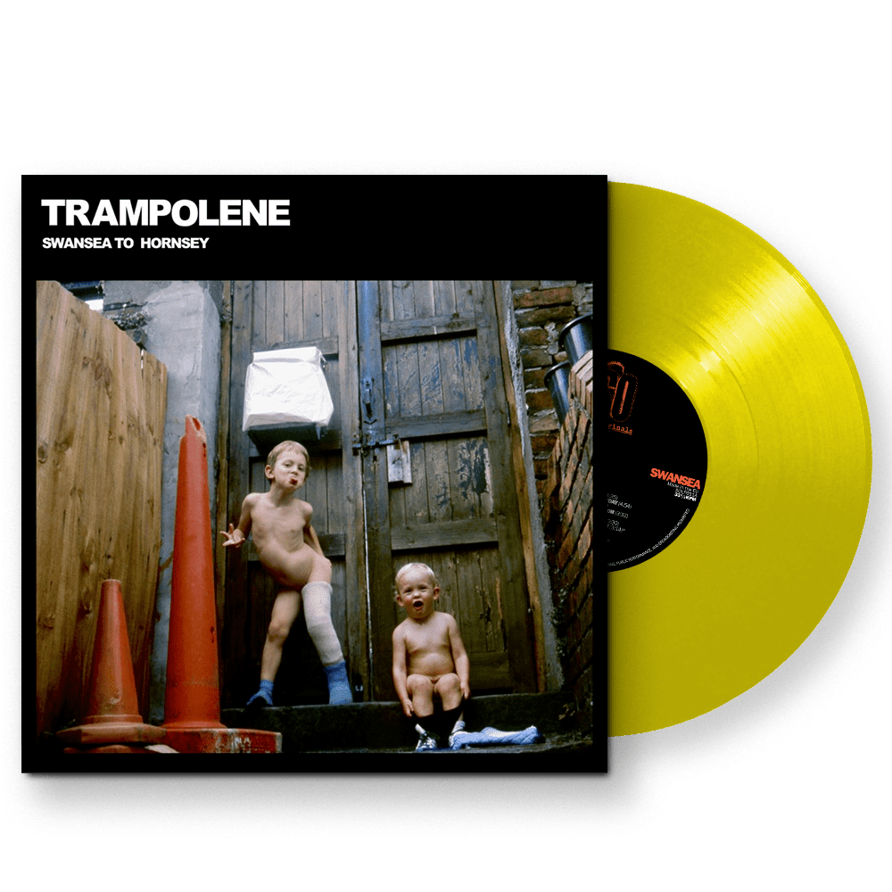 Trampolene - Swansea To Hornsey Daffodil Yellow in Original Signed Sleeve Vinyl