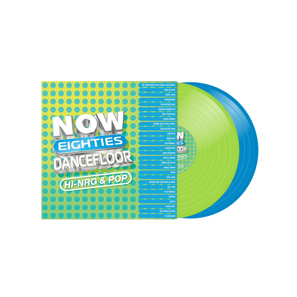 Various Artists - NOW That's What I Call 80s Dancefloor: HI-NRG & POP Green & Blue Double Vinyl