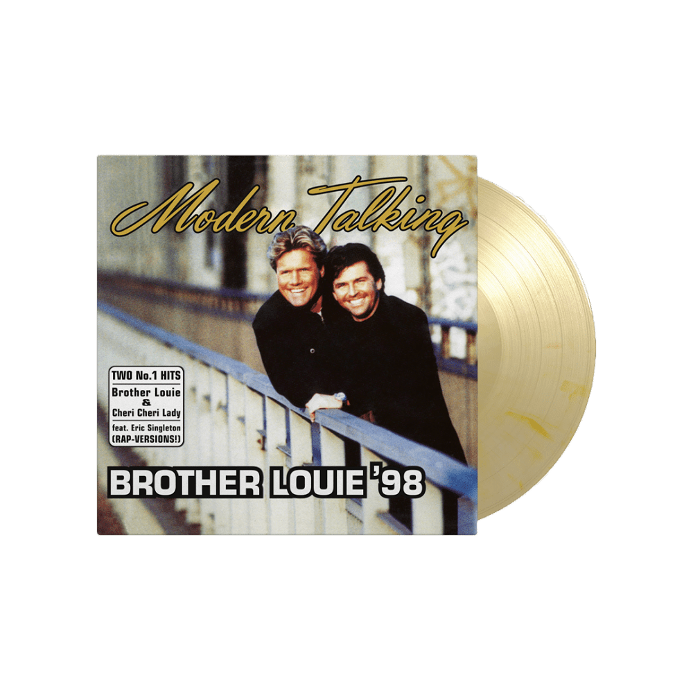 Modern Talking - Brother Louie 98 Yellow & White Marbled 12 Inch Vinyl