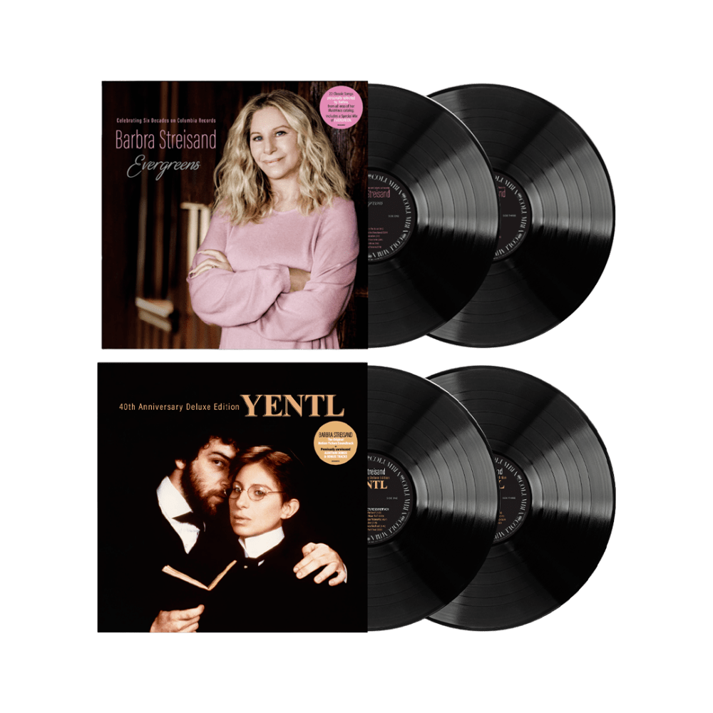 Barbra Streisand - Evergreens Celebrating Six Decades on Columbia Records Double Vinyl Yentil OST: Deluxe 40th Anniversary Souvenir Edition Double Vinyl