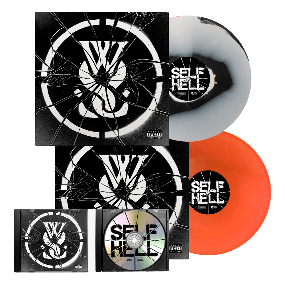 While She Sleeps - SELF HELL Black White Swirl Vinyl Transparent Neo Orange Vinyl CD